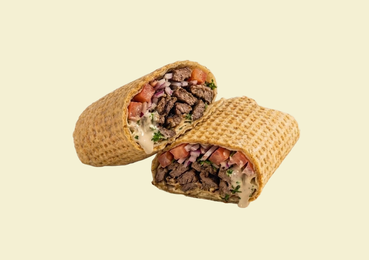 Light Beef Shawarma wrap