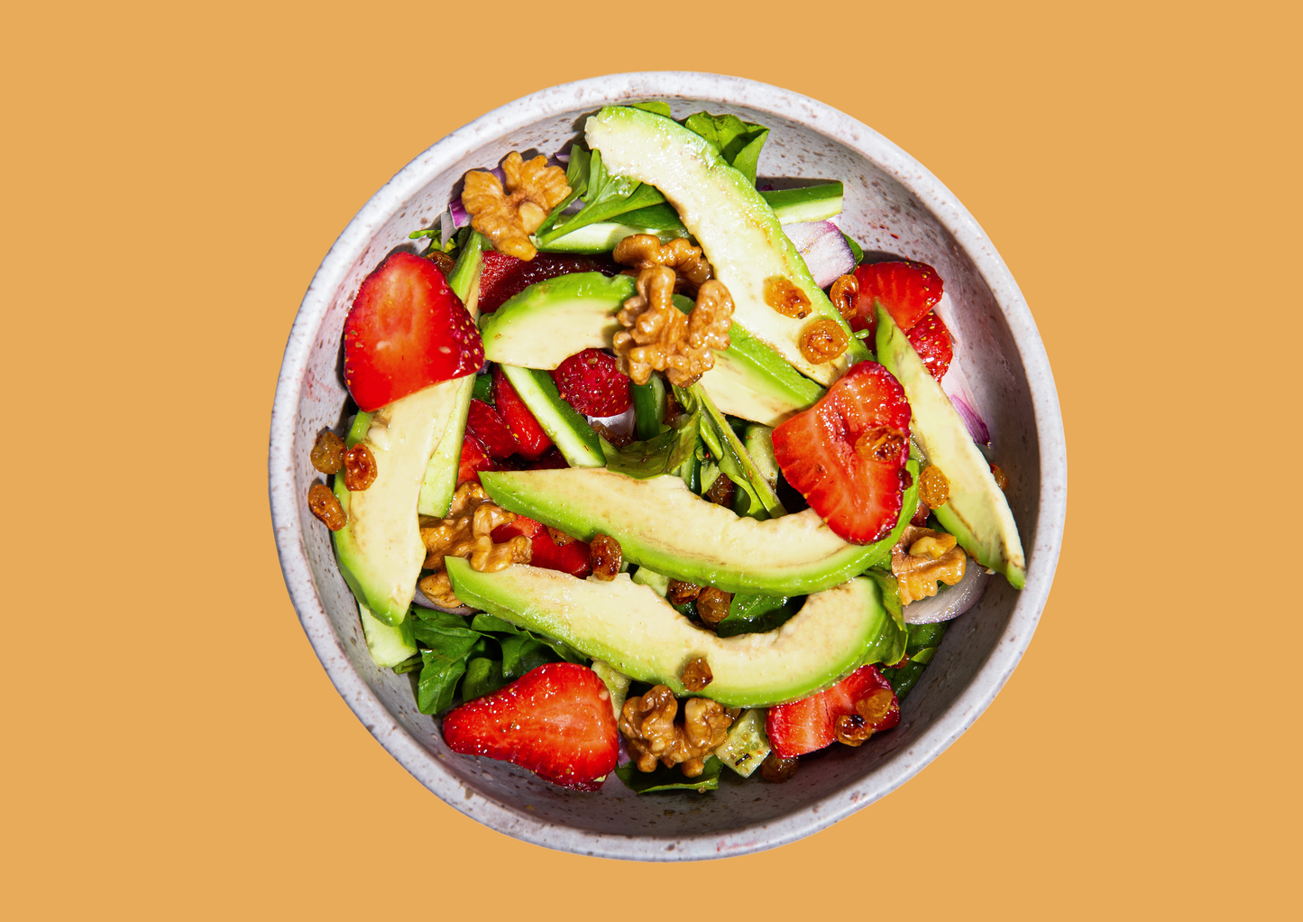 Strawberry Nut Crunch Salad