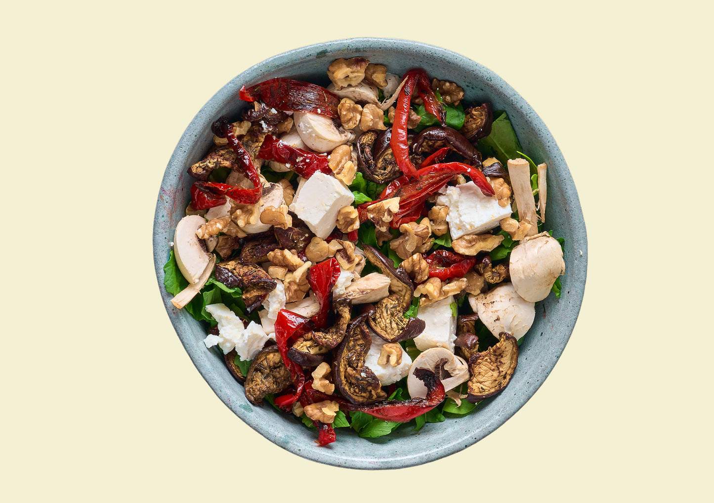 Eggplant & Mushroom Extravaganza Salad